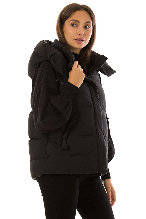 TOWMY 2342 ЧЕРНЫЙ Жилет женский TOWMY цвет Черный