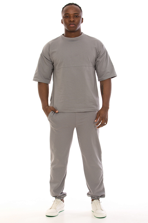 SAM SAM B166 СВЕТЛО-СЕРЫЙ Костюм летний CHEERDUCK цвет Серый