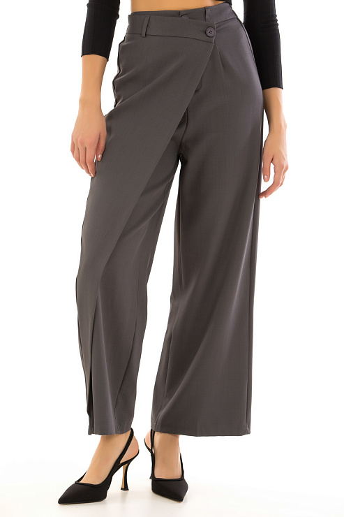 CHEERDUCK/NEW 0221 СЕРЫЙ Брюки женские классические CHEERDUCK цвет Серый