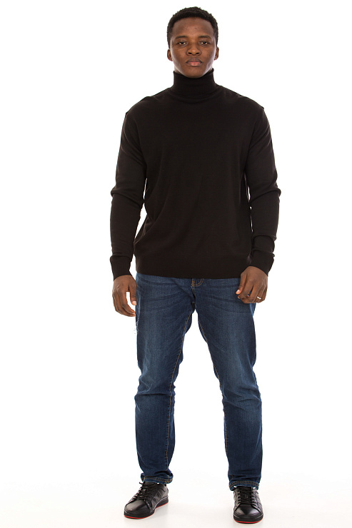 CHEERDUCK/BA 1939 ЧЕРНЫЙ Водолазка мужская CHEERDUCK цвет Черный