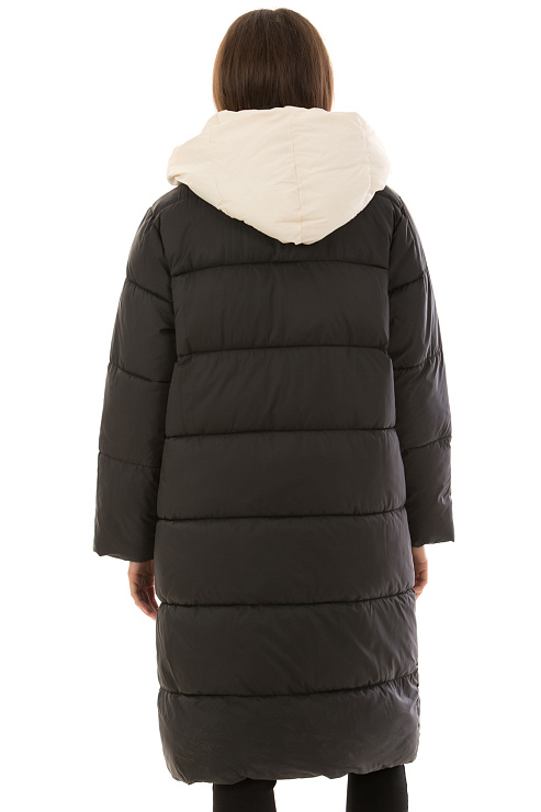 CHEERDUCK/2025 8818 ЧЕРНЫЙ Пуховик женский CHEERDUCK цвет Черный