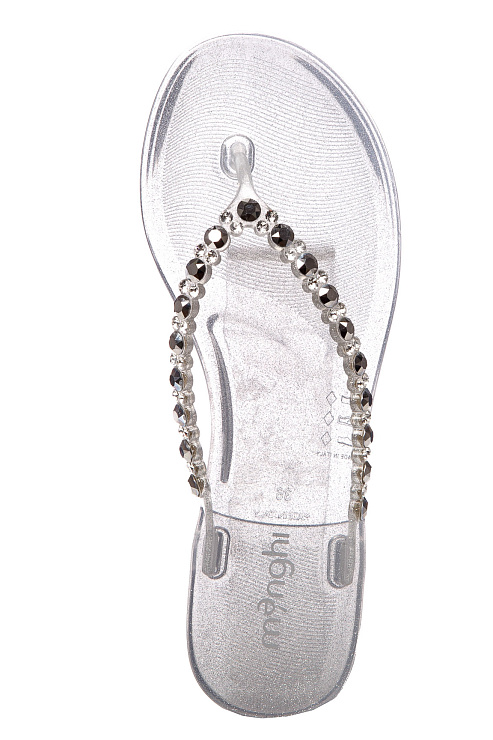 Вьетнамки MENGHI цвет Серебристый