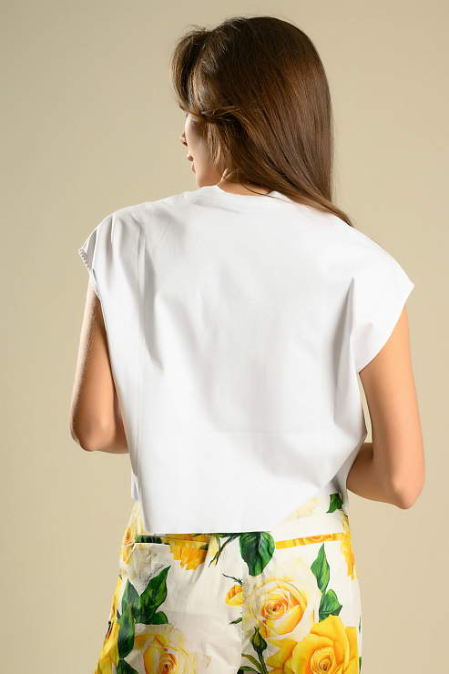 BELLABOA 111-201 БЕЛЫЙ Топ женский BELLABOA цвет Белый