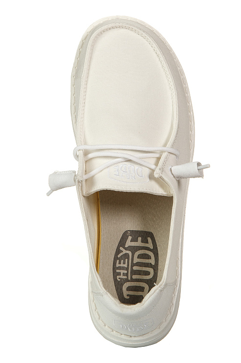 Мокасины HEYDUDE цвет Белый