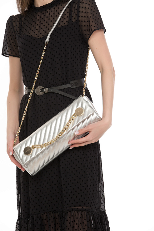 Клатч BALDININI цвет Серебристый