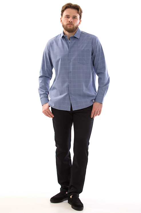 CHEERDUCK/2C87 6679-2 СИНИЙ Брюки мужские CHEERDUCK цвет Синий