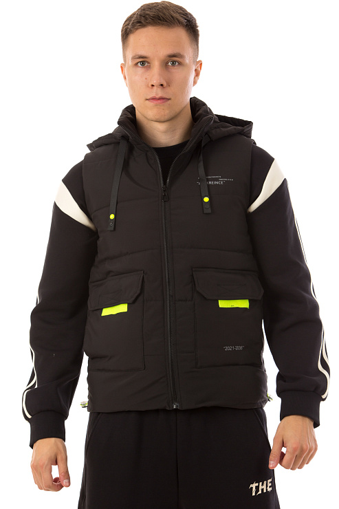 CHEERDUCK/2C62 588 ЧЕРНЫЙ Жилет мужской CHEERDUCK цвет Черный