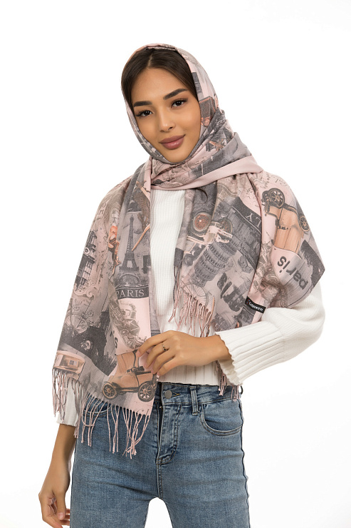 Палантин S9 РОЗОВ. женский CHEERDUCK цвет Розовый