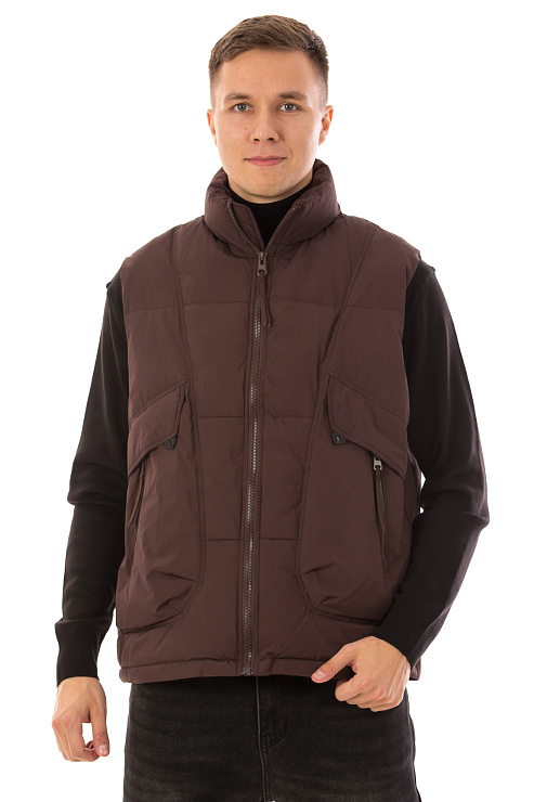 CHEERDUCK/4070 12 КОРИЧНЕВЫЙ Жилет мужской CHEERDUCK цвет Коричневый