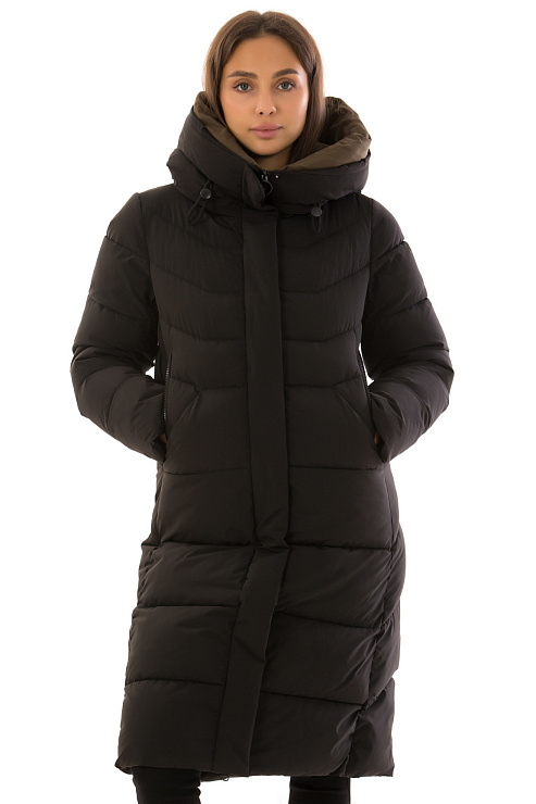 TOWMY 3236 ЧЕРНЫЙ Пуховик женский TOWMY цвет Черный