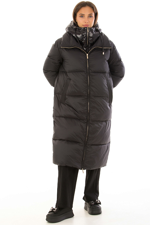 BALDININI A5B056XXCEPY0000 Пуховик женский BALDININI цвет Черный