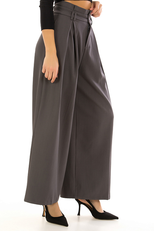 CHEERDUCK/NEW 0154 СЕРЫЙ Брюки женские классические CHEERDUCK цвет Серый