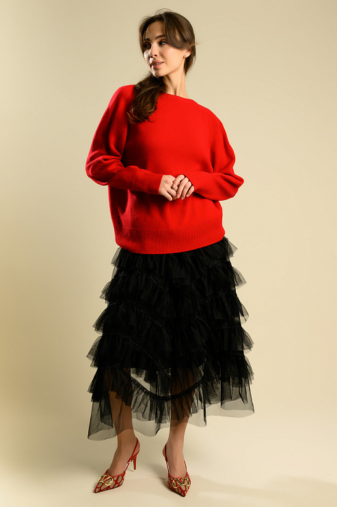 BELLABOA 111-151 КРАСНЫЙ Кофта женская BELLABOA цвет Красный