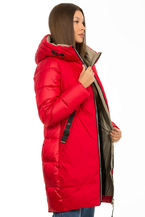 GRACE 3050 КРАСН. Пуховик женский GRACE цвет Красный