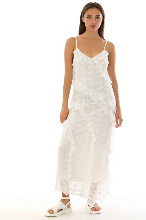 CHEERDUCK/C251 417 БЕЛЫЙ Сарафан  CHEERDUCK цвет Белый