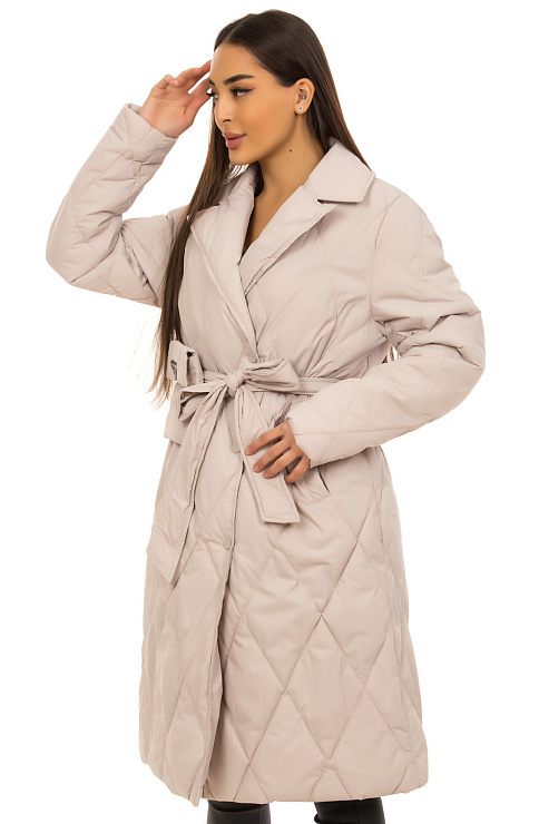 CHEERDUCK/2030 6361 БЕЖЕВЫЙ Плащ женский CHEERDUCK цвет Молочный