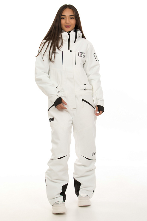 High Experience 12511 БЕЛ. Комбинезон женский HIGH EXPERIENCE цвет Белый