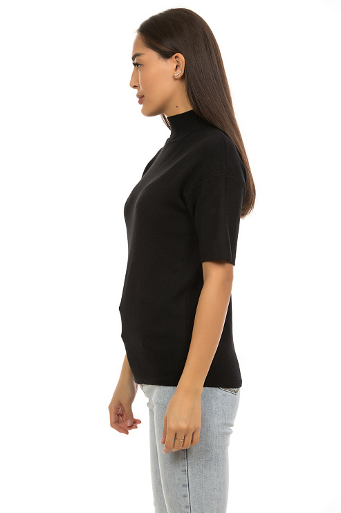 CHEERDUCK/11011 820 ЧЕРНЫЙ Водолазка женская CHEERDUCK цвет Черный