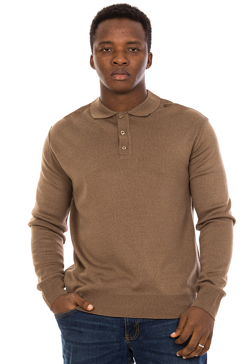 CHEERDUCK/BA 3760 КОРИЧНЕВЫЙ Джемпер мужской CHEERDUCK цвет Коричневый