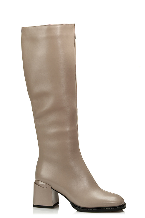 Сапоги на каблуке SERGIO MANCHOT цвет Бежевый