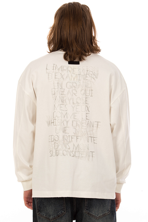 CHEERDUCK/4070 1197 БЕЛЫЙ Свитшот мужской CHEERDUCK цвет Белый