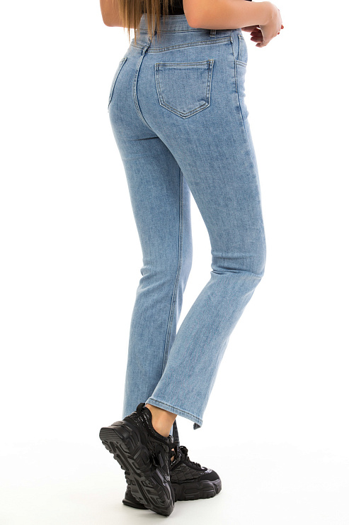 CHEER&DUCK/Sy 5225 ГОЛУБ. Джинсы женские CHEERDUCK цвет Голубой