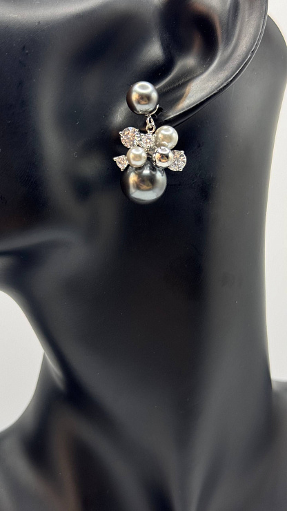 Серьги BELLABOA цвет Серебристый