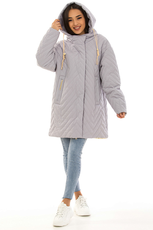 TOWMY 7705 СЕРЫЙ Плащ женский TOWMY цвет Серый