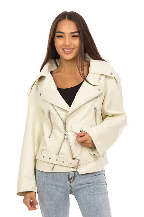 CHEER&DUCK/2025 2169 БЕЖ. Куртка женская CHEERDUCK цвет Молочный