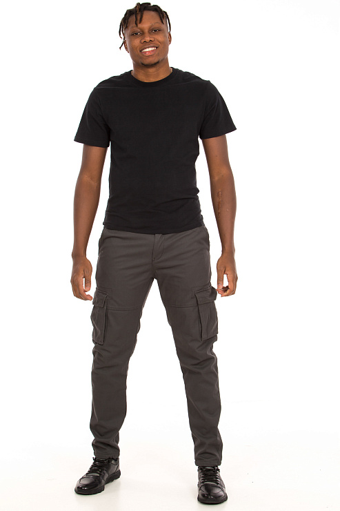 CHEER&DUCK/4066 19208 СЕР. Брюки мужские спортивные CHEERDUCK цвет Серый