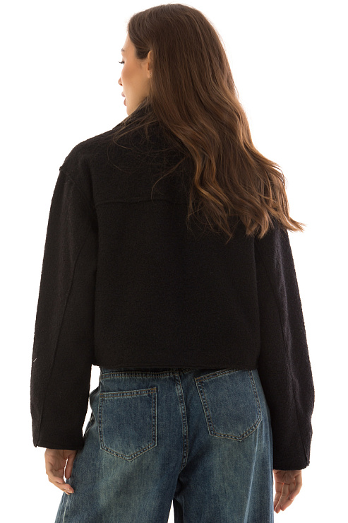 CHEERDUCK/2C19 219 ЧЕРНЫЙ Бомбер женский CHEERDUCK цвет Черный