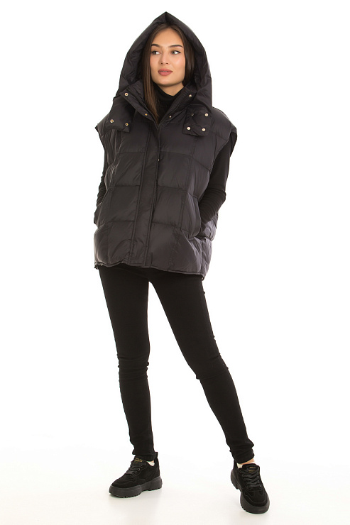 CHEERDUCK/2030 9514 ЧЕРНЫЙ Жилет женский CHEERDUCK цвет Черный