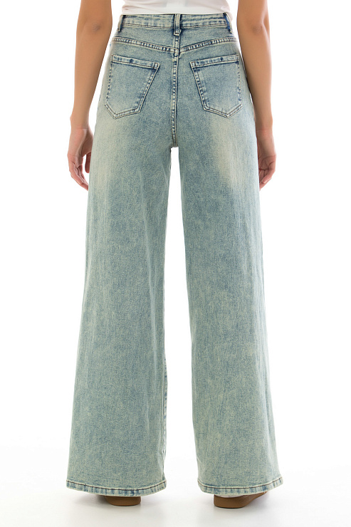 Fashion X-7182 ГОЛУБОЙ Джинсы женские FASHION цвет Голубой