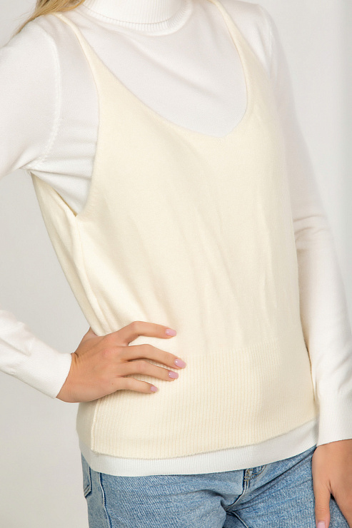 CHEER&DUCK/WWOLLENS 25 БЕЛ. Майка женская CHEERDUCK цвет Белый