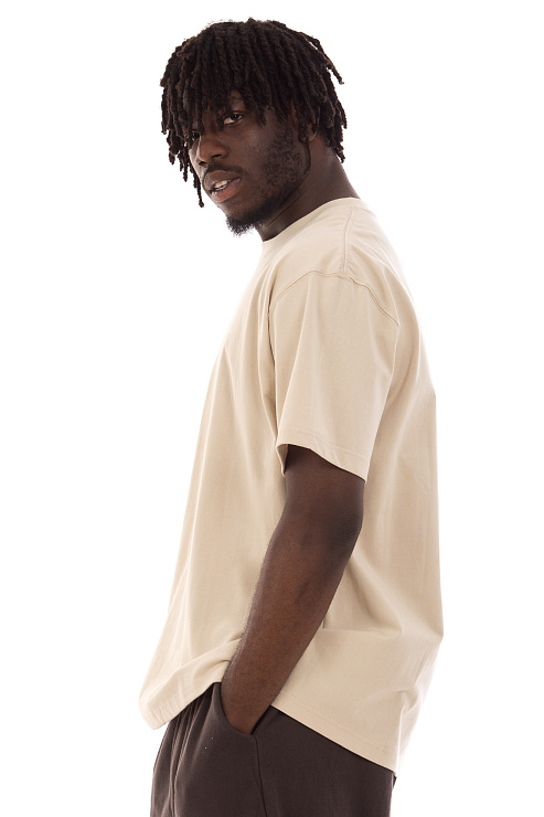 CHEERDUCK/4070 TT111 БЕЖЕВЫЙ Футболка мужская CHEERDUCK цвет Бежевый