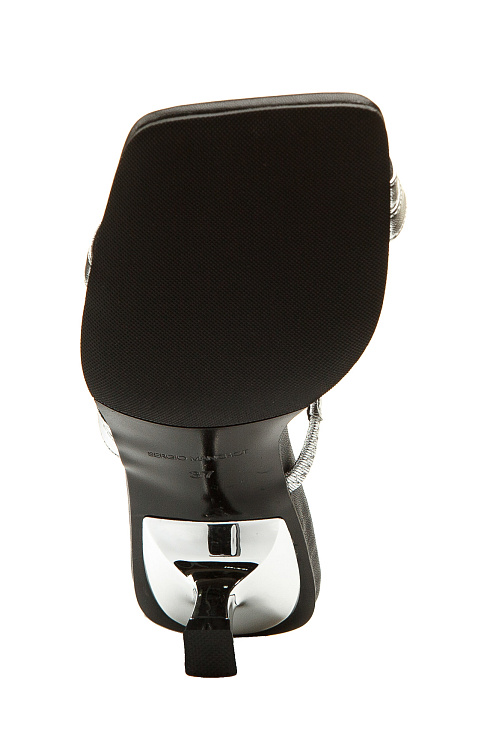 Сабо на каблуке SERGIO MANCHOT цвет Серебристый