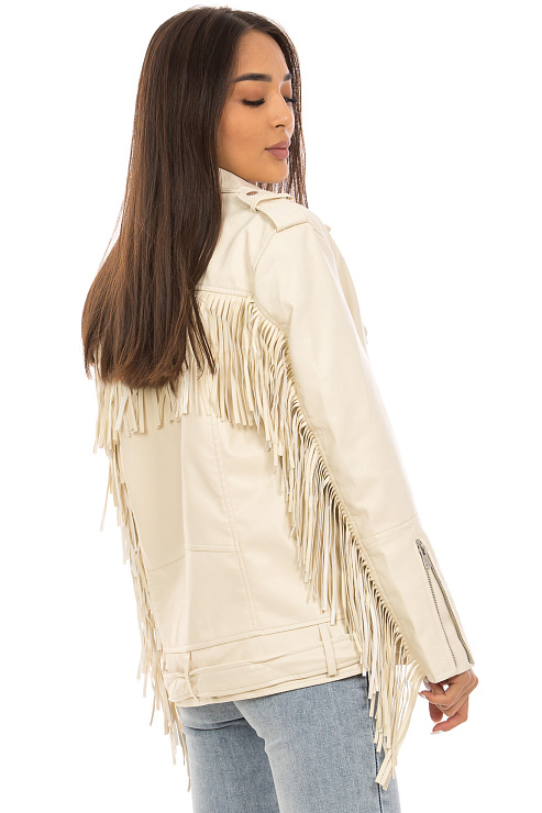 CHEER&DUCK/2025 2167 БЕЖ. Куртка женская CHEERDUCK цвет Молочный