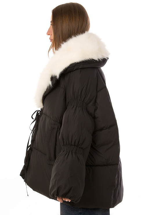 TOWMY С358 ЧЕРНЫЙ Пуховик женский TOWMY цвет Черный