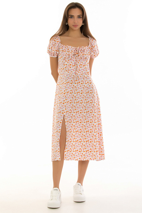 CHEERDUCK/MUD П118 ОРАНЖЕВЫЙ Платье  CHEERDUCK цвет Оранжевый