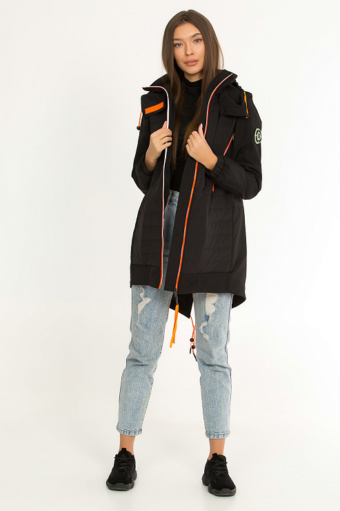 YIMOSIS 5131 ЧЕРН. Плащ женский YIMOSIS цвет Черный