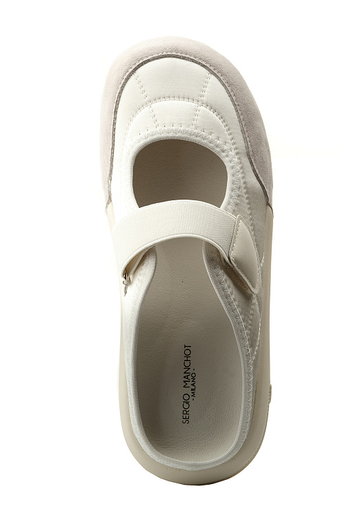 Сабо SERGIO MANCHOT цвет Бeжевый
