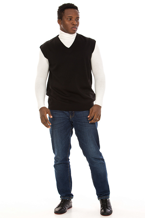 CHEERDUCK/BA 3761 ЧЕРНЫЙ Жилет мужской CHEERDUCK цвет Черный