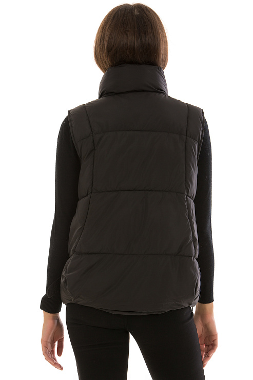 CHEERDUCK/2025 G-313 ЧЕРНЫЙ Жилет женский CHEERDUCK цвет Черный