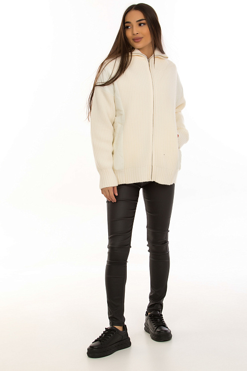 CHEERDUCK/2C19 401 МОЛОЧН. Бомбер женский CHEERDUCK цвет Молочный