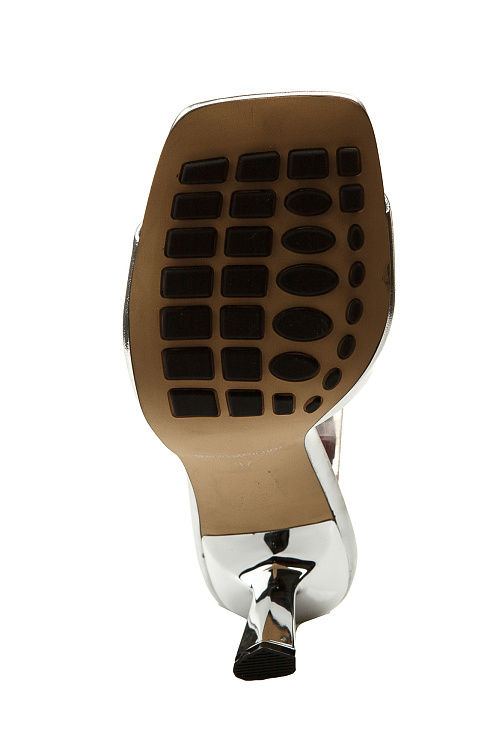 Сабо на каблуке SERGIO MANCHOT цвет Серебристый