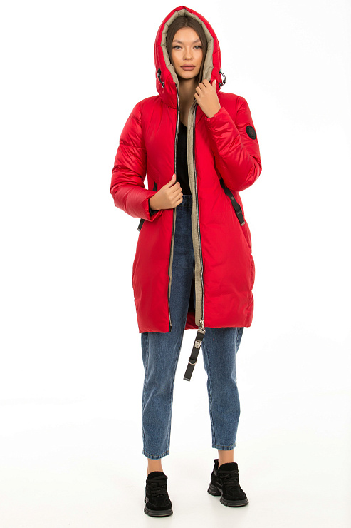 GRACE 3050 КРАСН. Пуховик женский GRACE цвет Красный