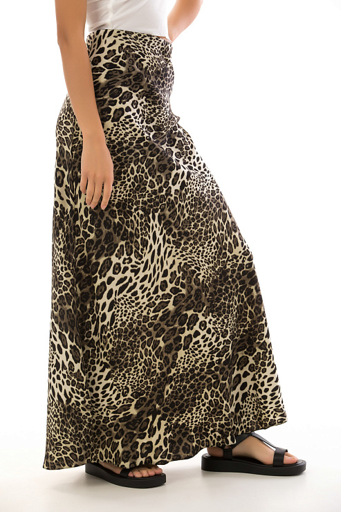 CHEERDUCK/AZ П002 ЛЕОПАРДОВЫЙ Юбка  CHEERDUCK цвет Леопардовый
