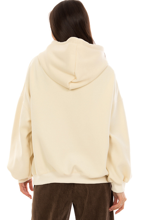 CHEERDUCK/NEW 178-1 МОЛОЧНЫЙ Худи  CHEERDUCK цвет Молочный