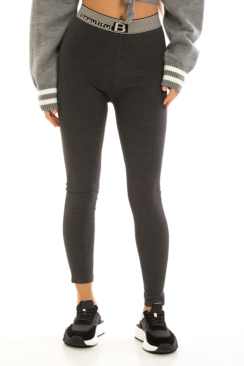 CHEERDUCK/NUR 171-1 СЕРЫЙ Леггинсы женские CHEERDUCK цвет Серый