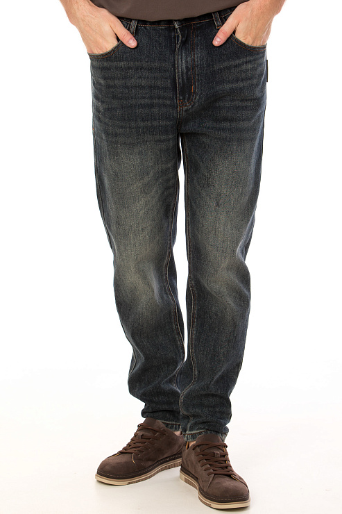 CHEERDUCK/4070 11030 СИНИЙ Джинсы мужские CHEERDUCK цвет Синий